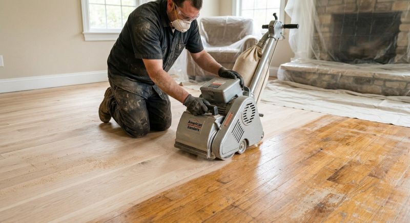 Walnut Floor Refinishing in Overland Park, KS