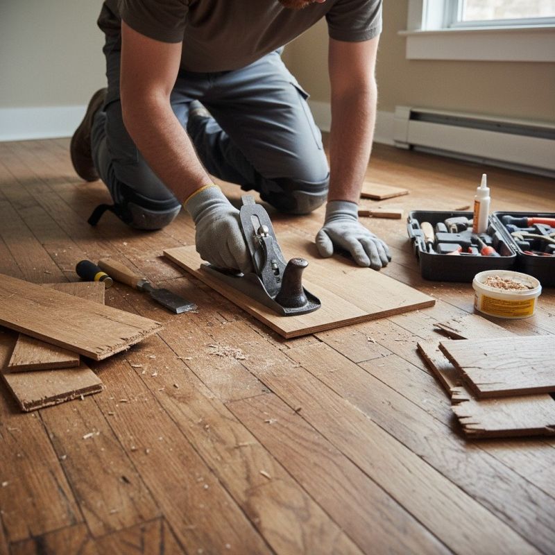 Local Wood Flooring pros at work